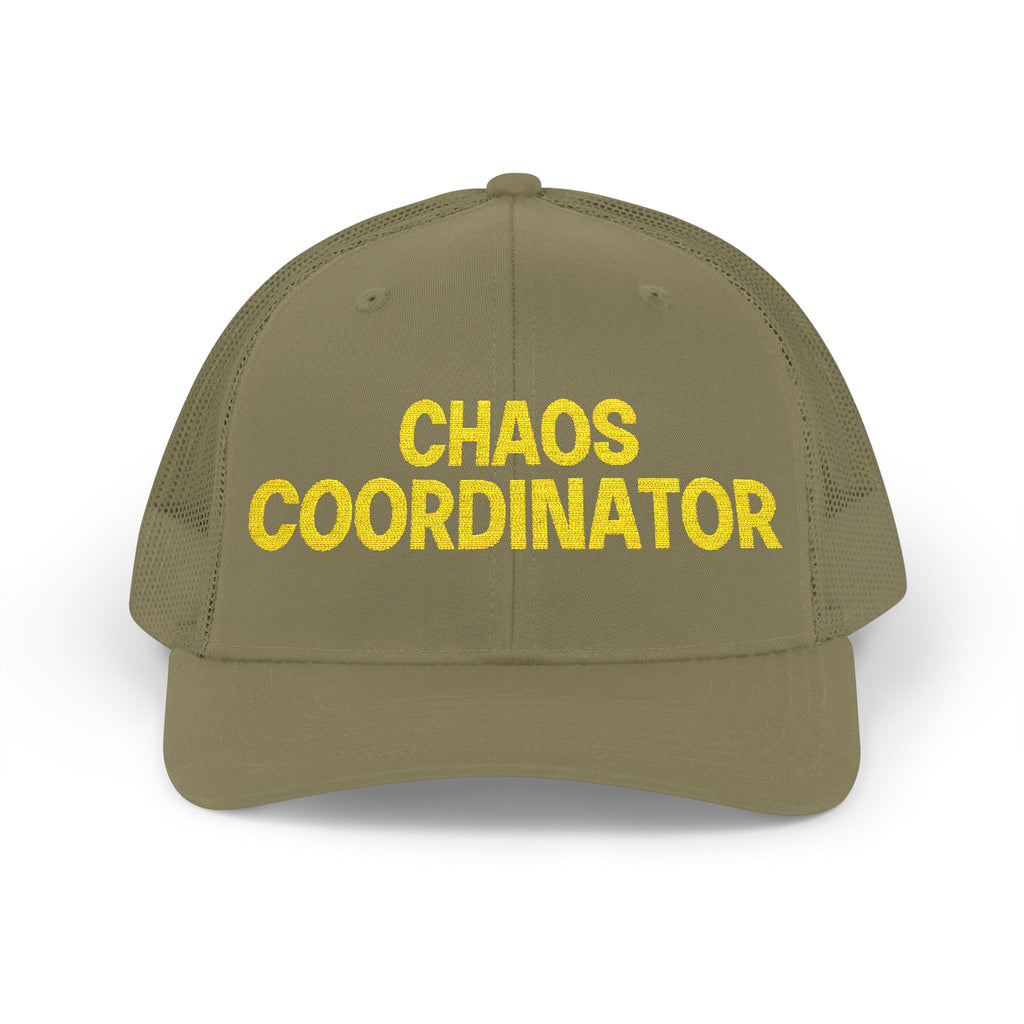 Chaos Coordinator Snapback Trucker Cap